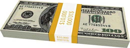 Trillion Dollars Stacked